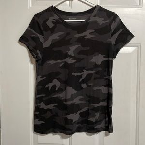Athleta Organic Daily Creww Tee Camo M